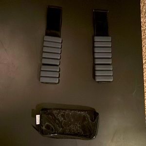 BALA SET OF TWO 1 LB ARM WEIGHTS BANGLES CHARCOAL